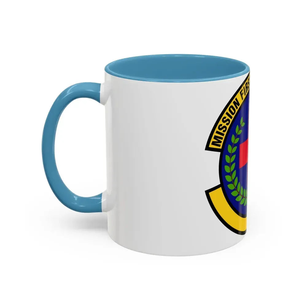 22 Healthcare Operations Squadron AMC (U.S. Air Force) Accent Coffee Mug - Go Mug Yourself