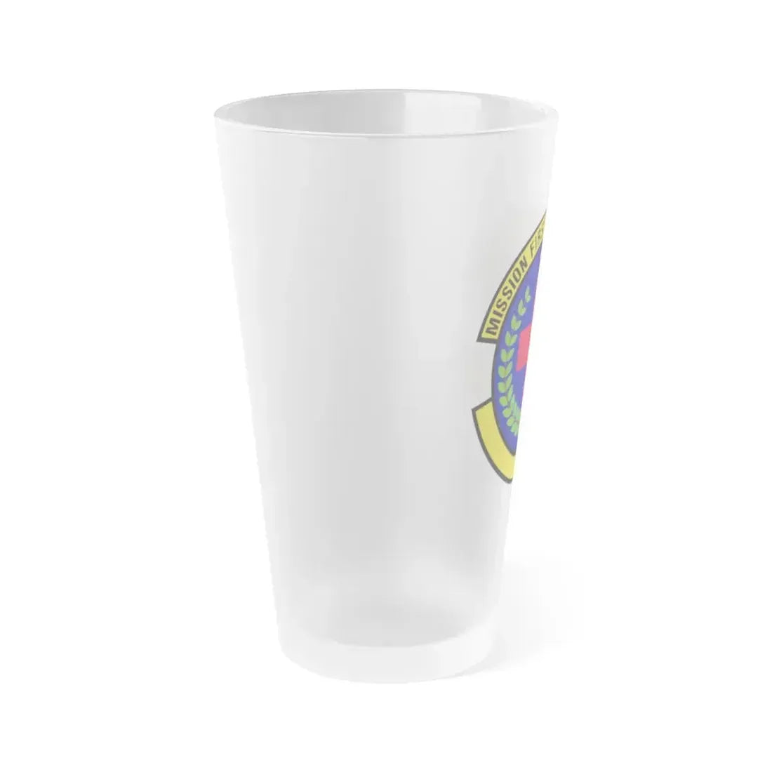 22 Healthcare Operations Squadron AMC (U.S. Air Force) Frosted Pint Glass 16oz - Go Mug Yourself