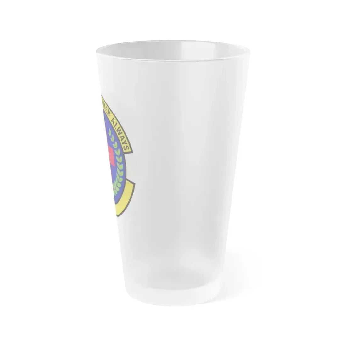 22 Healthcare Operations Squadron AMC (U.S. Air Force) Frosted Pint Glass 16oz - Go Mug Yourself