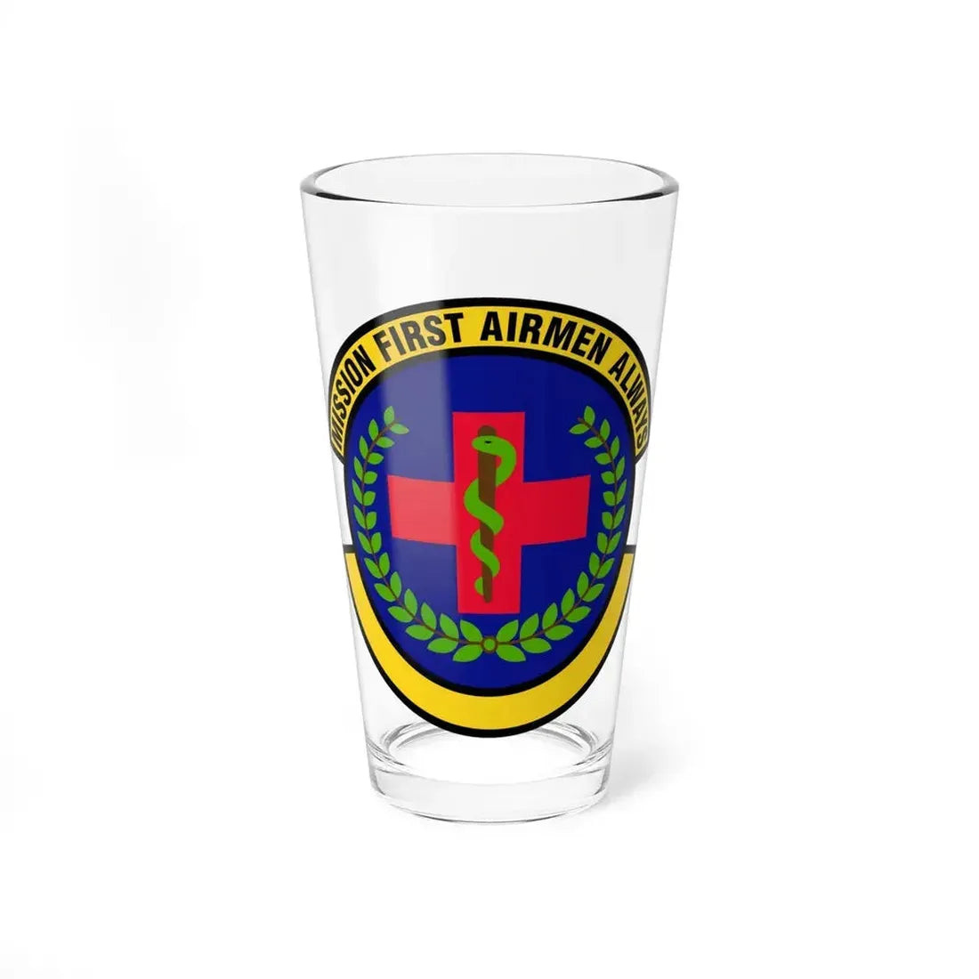 22 Healthcare Operations Squadron AMC (U.S. Air Force) Pint Glass 16oz 16oz - Go Mug Yourself