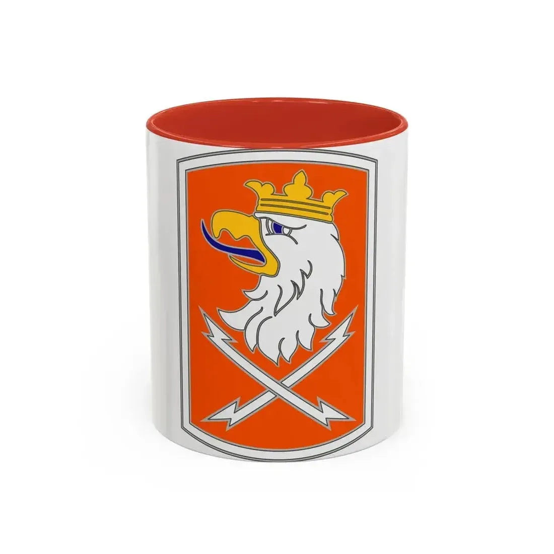 22 Signal Brigade 3 (U.S. Army) Accent Coffee Mug 11oz Red - Go Mug Yourself