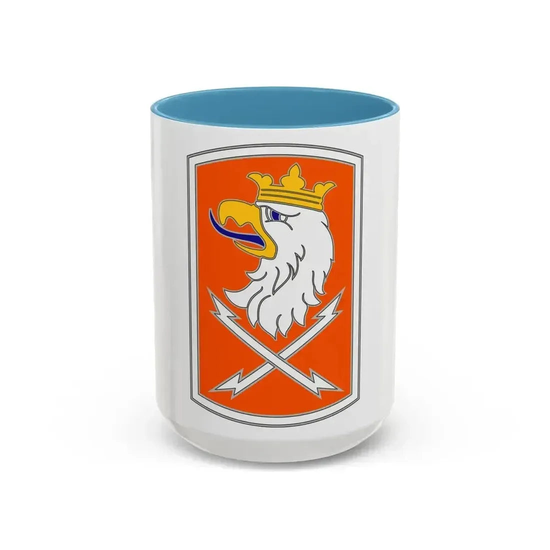 22 Signal Brigade 3 (U.S. Army) Accent Coffee Mug 15oz Light Blue - Go Mug Yourself