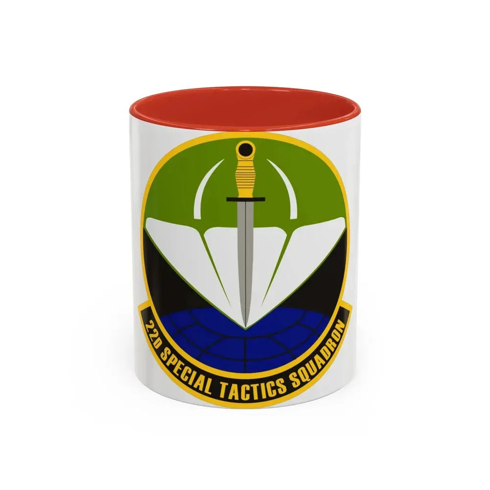22 Special Tactics Sq AFSOC (U.S. Air Force) Accent Coffee Mug 11oz Red - Go Mug Yourself