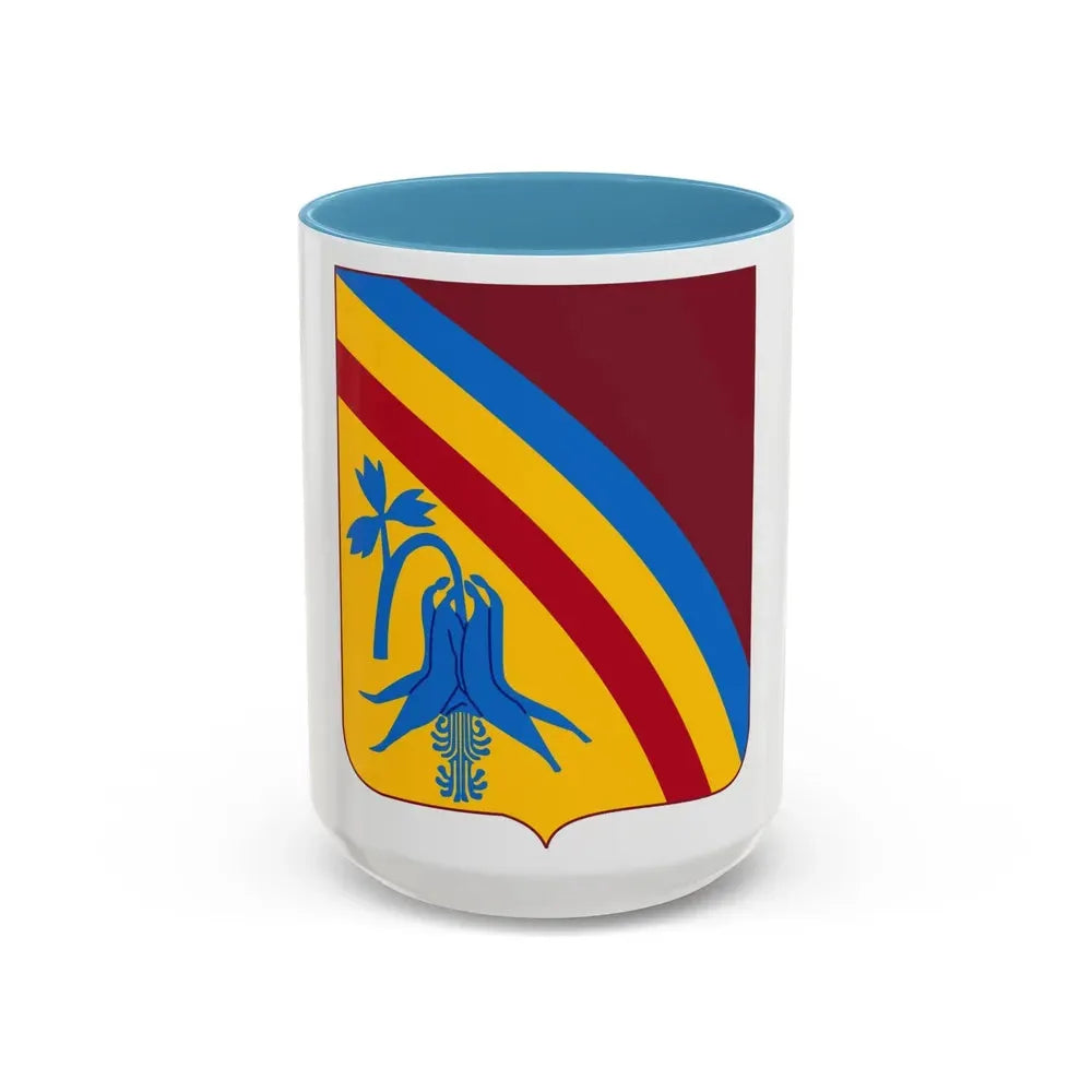 22 Transportation Battalion 2 (U.S. Army) Accent Coffee Mug 15oz Light Blue - Go Mug Yourself