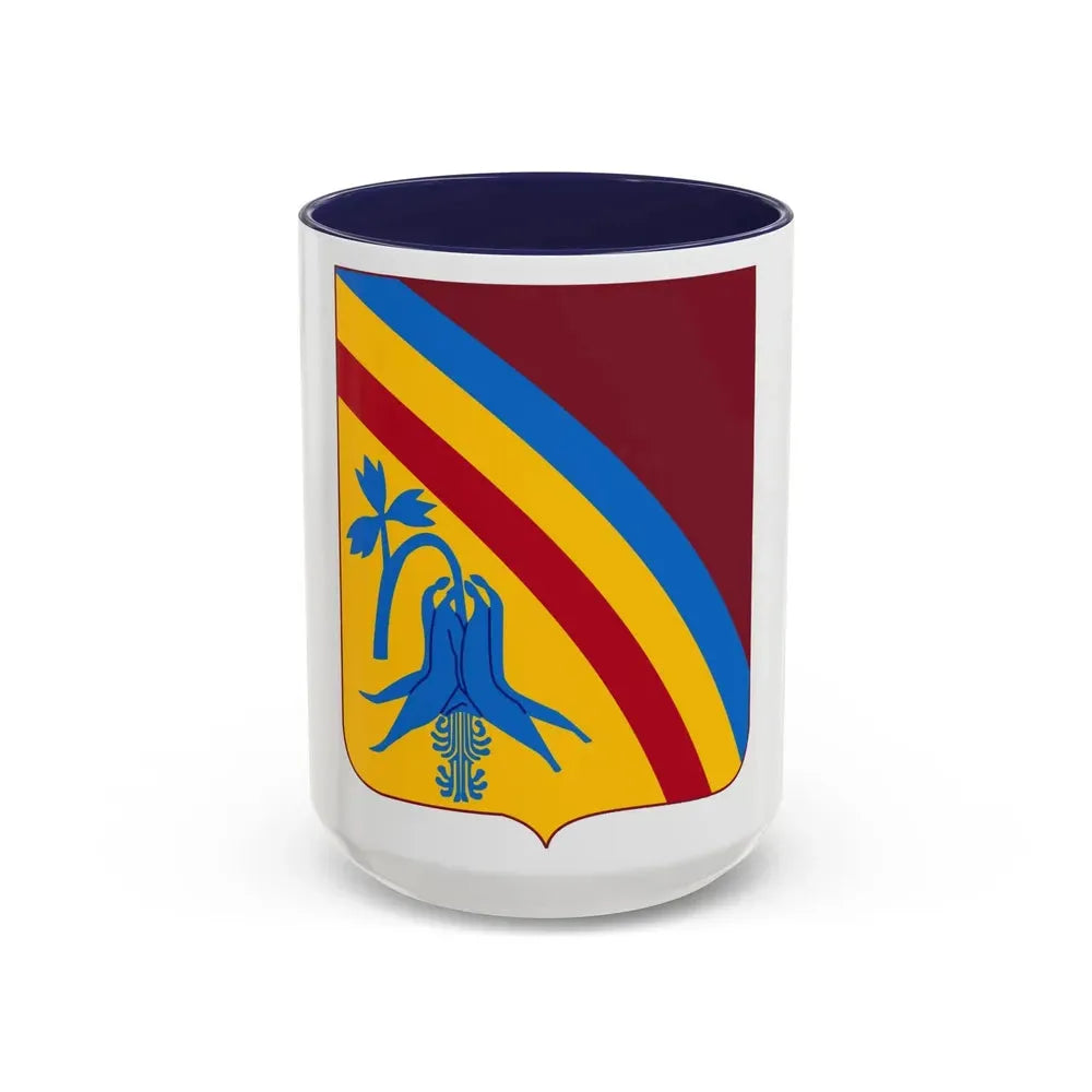 22 Transportation Battalion 2 (U.S. Army) Accent Coffee Mug 15oz Navy - Go Mug Yourself
