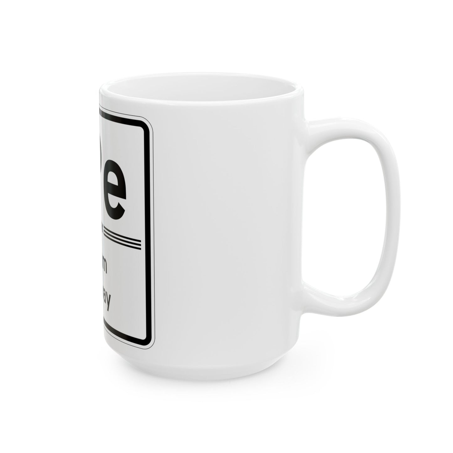 Pelham Pkwy Shield free (New York) (Road Sign) White Coffee Mug