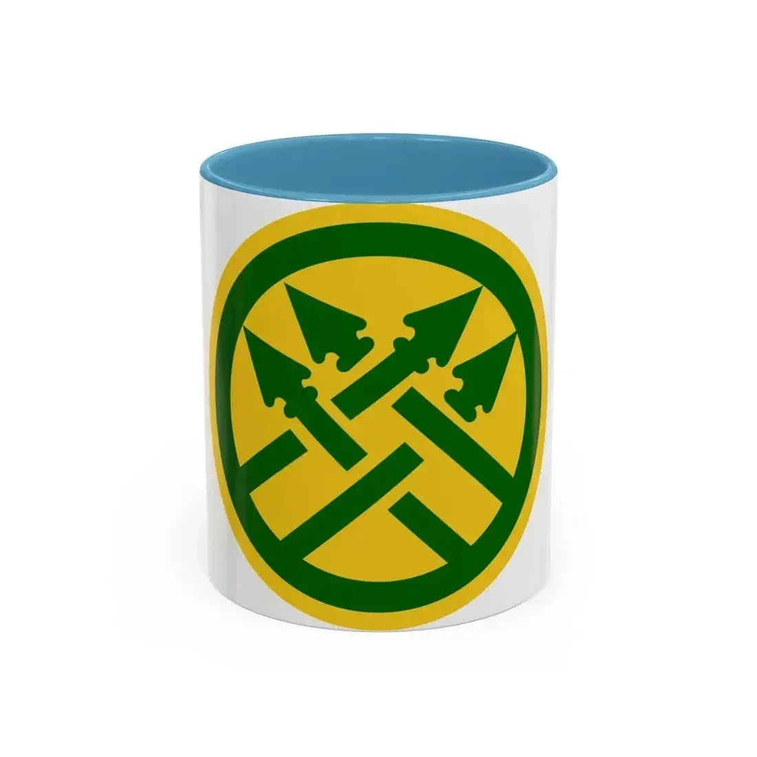 220th Military Police Brigade 2 (U.S. Army) Accent Coffee Mug 11oz Light Blue - Go Mug Yourself