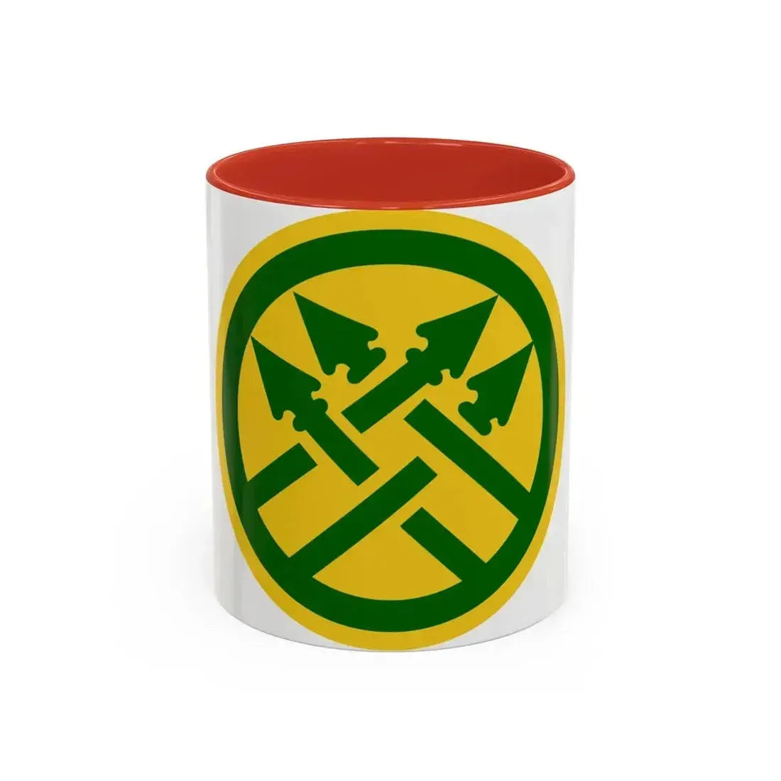 220th Military Police Brigade 2 (U.S. Army) Accent Coffee Mug 11oz Red - Go Mug Yourself