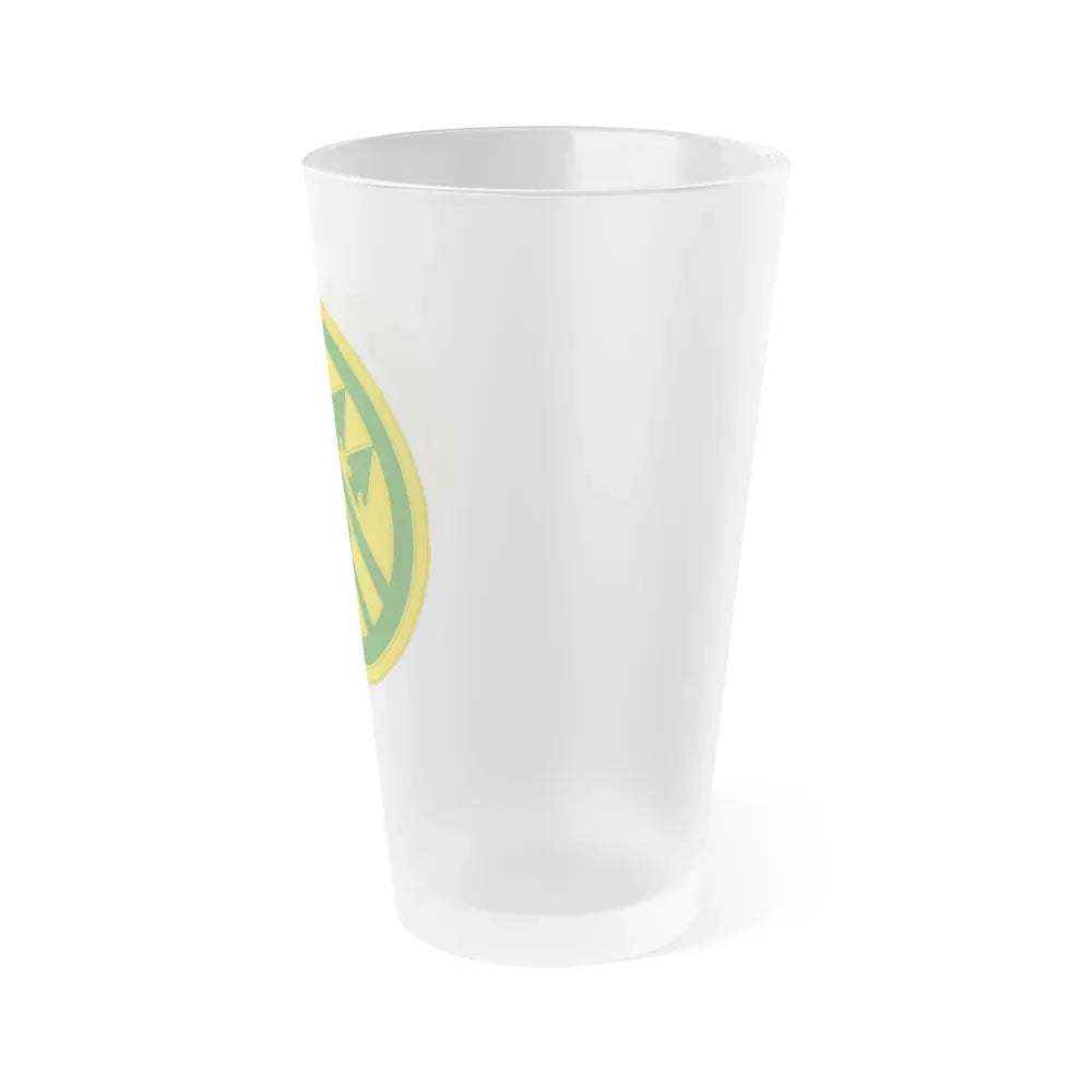 220th Military Police Brigade (U.S. Army) Frosted Pint Glass 16oz - Go Mug Yourself
