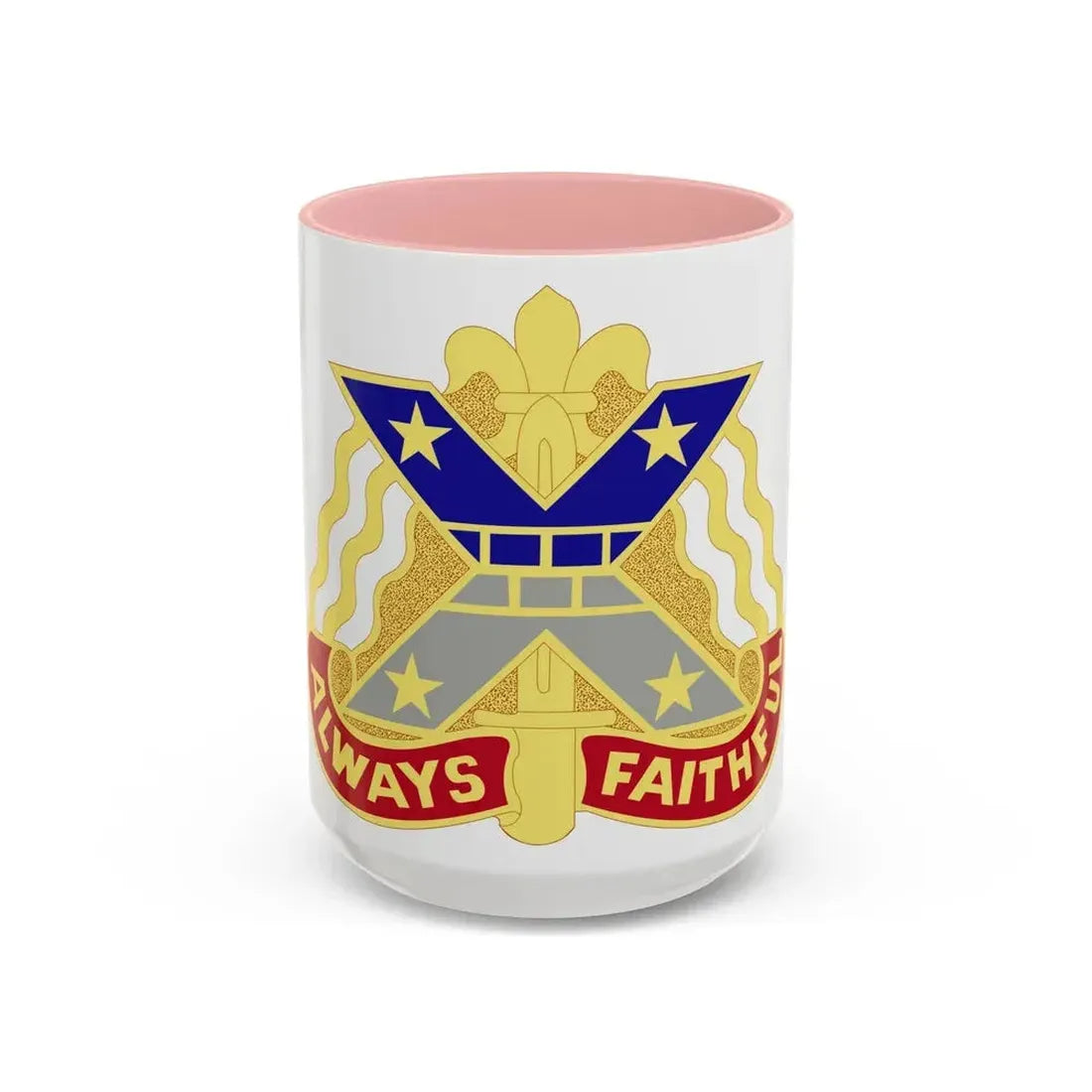 221 Engineer Group (U.S. Army) Accent Coffee Mug 15oz Pink - Go Mug Yourself