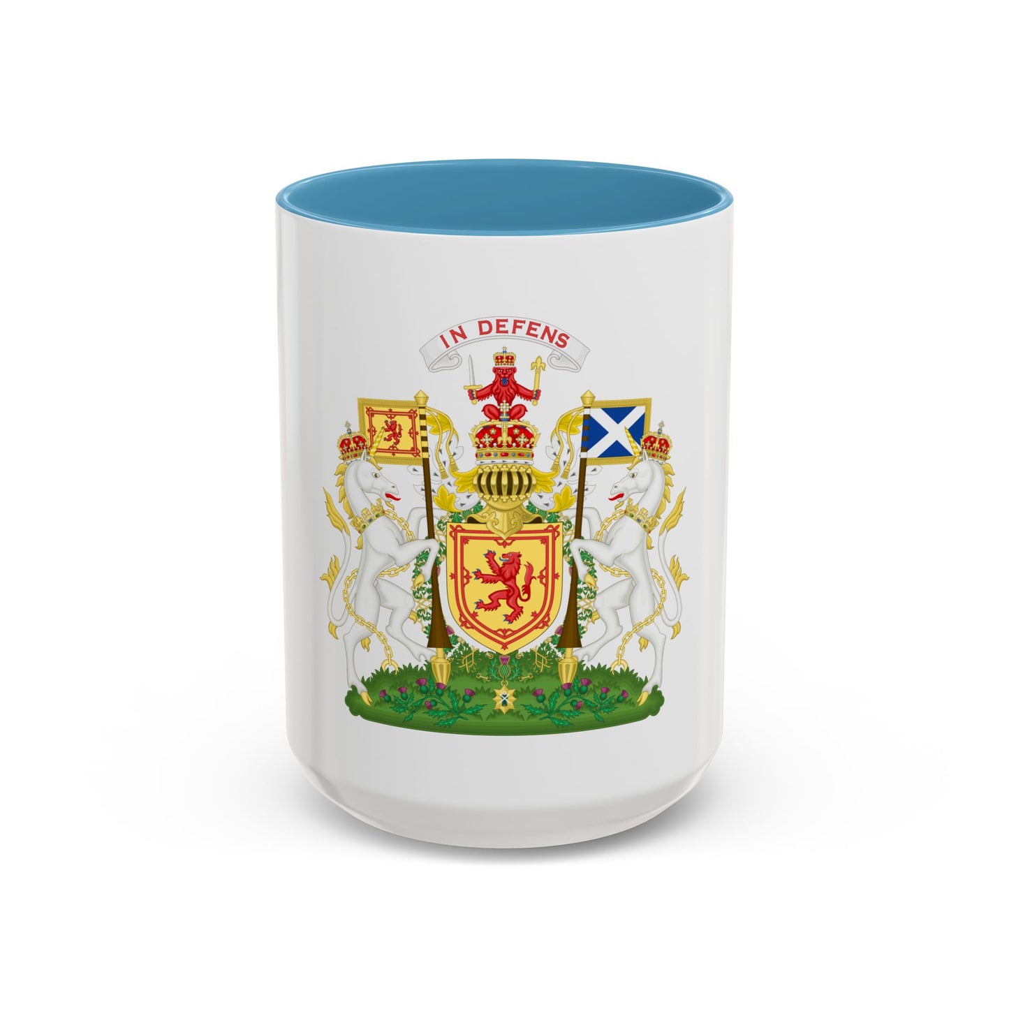 Royal Coat of Arms of the Kingdom of Scotland 2 - Accent Coffee Mug
