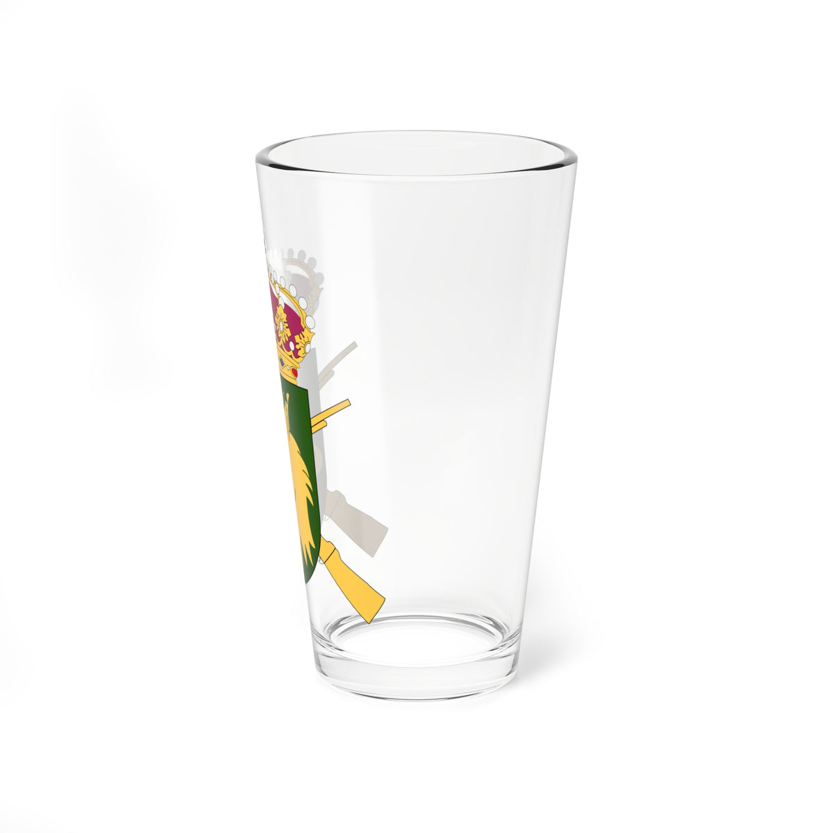 Lapplandsjägargruppen vapen 2016 (Sweden) (Coat of Arms) Pint Glass 16oz
