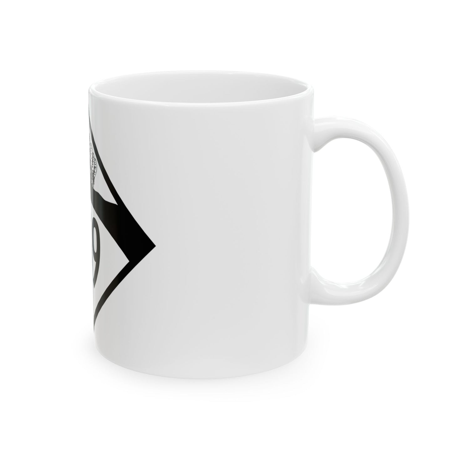 N-259 1950 (Nebraska) (Road Sign) White Coffee Mug