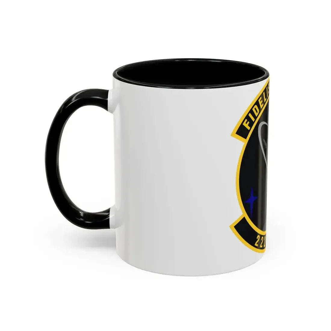 222d Command & Control Squadron (U.S. Air Force) Accent Coffee Mug - Go Mug Yourself