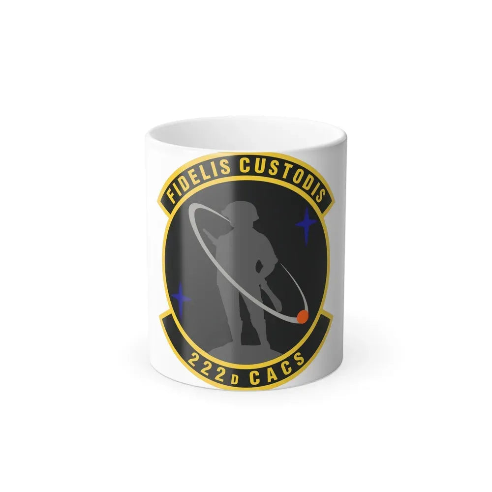 222d Command & Control Squadron (U.S. Air Force) Color Changing Mug 11oz - Go Mug Yourself