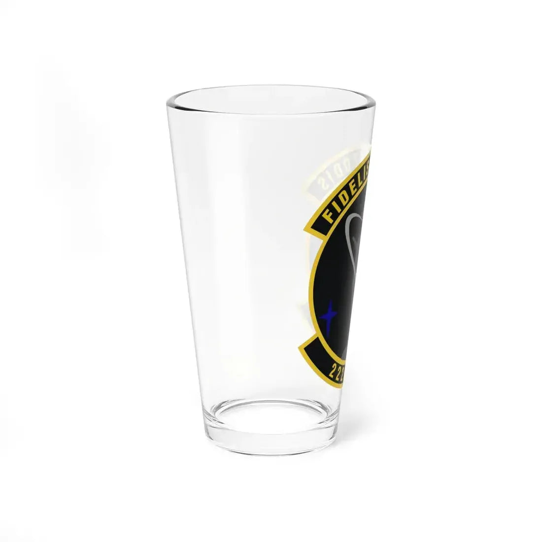 222d Command & Control Squadron (U.S. Air Force) Pint Glass 16oz - Go Mug Yourself