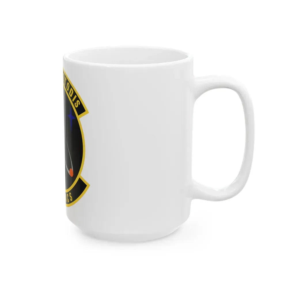222d Command & Control Squadron (U.S. Air Force) White Coffee Mug - Go Mug Yourself
