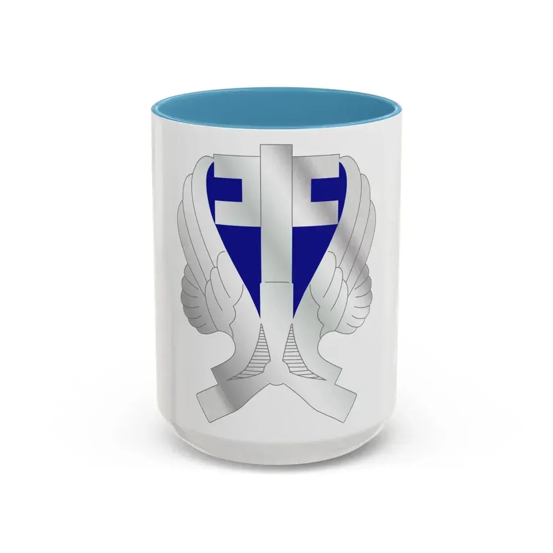 223 Aviation Regiment (U.S. Army) Accent Coffee Mug 15oz Light Blue - Go Mug Yourself