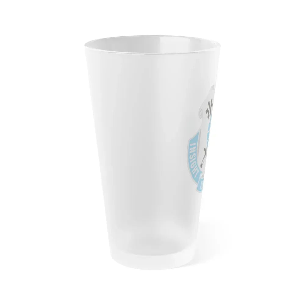 223 Military Intelligence Battalion (U.S. Army) Frosted Pint Glass 16oz - Go Mug Yourself