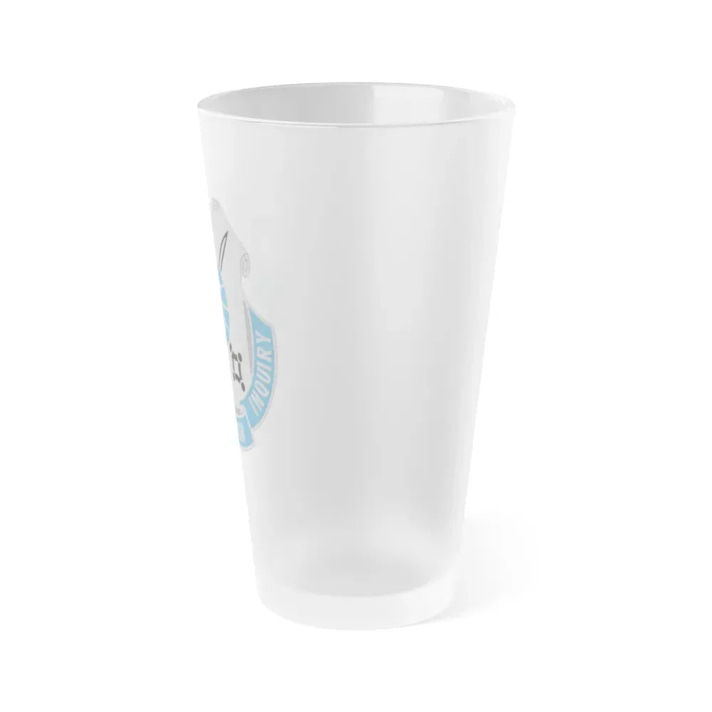 223 Military Intelligence Battalion (U.S. Army) Frosted Pint Glass 16oz - Go Mug Yourself