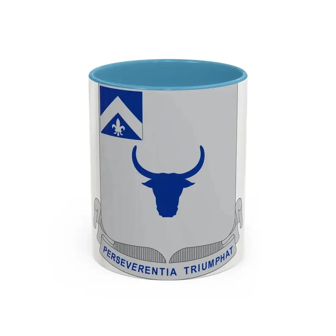 224 Armored Infantry Battalion (U.S. Army) Accent Coffee Mug 11oz Light Blue - Go Mug Yourself