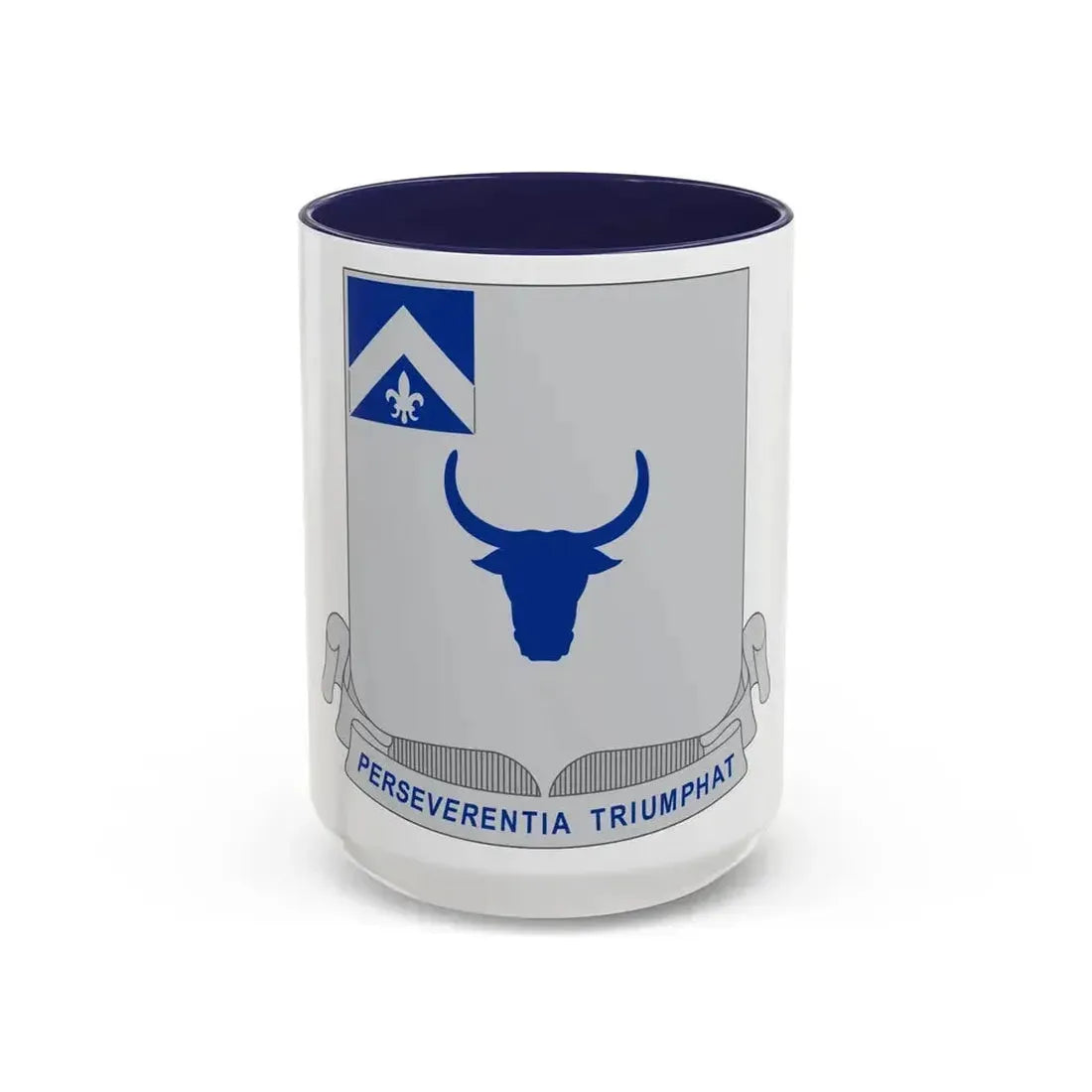 224 Armored Infantry Battalion (U.S. Army) Accent Coffee Mug 15oz Navy - Go Mug Yourself