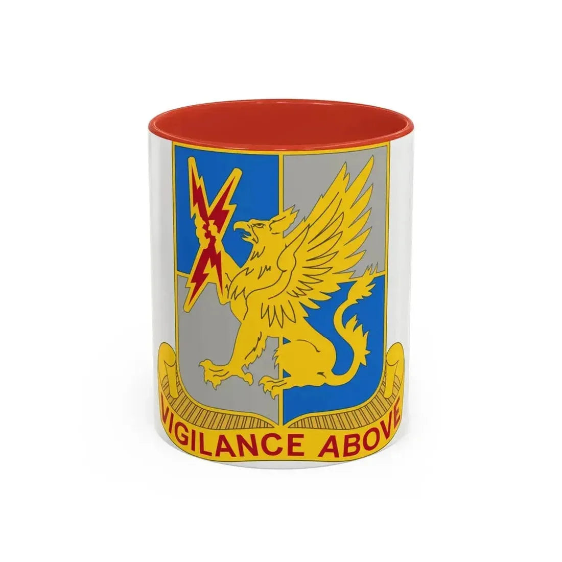224 Military Intelligence Battalion (U.S. Army) Accent Coffee Mug 11oz Red - Go Mug Yourself
