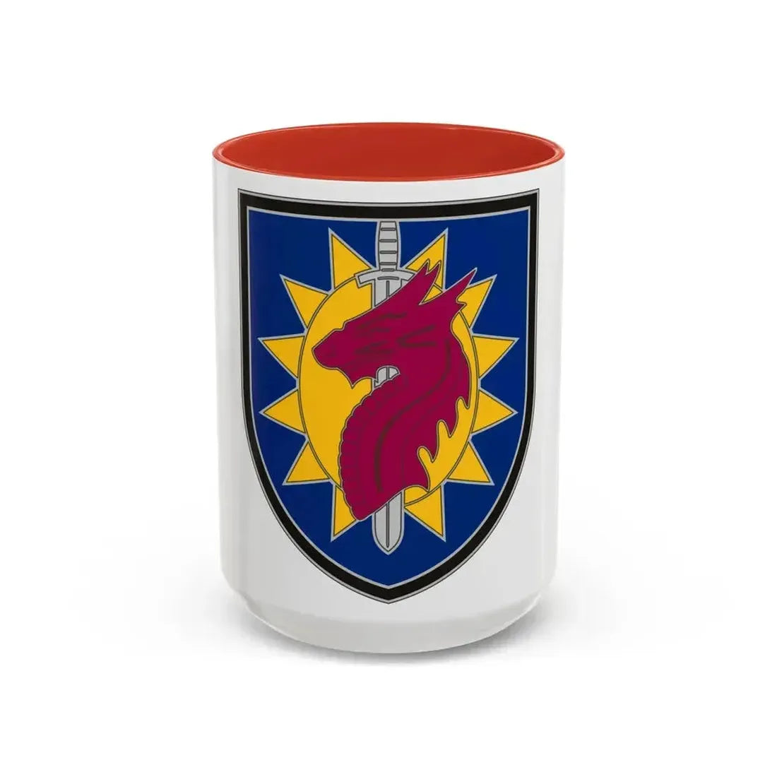 224 Sustainment Brigade 2 (U.S. Army) Accent Coffee Mug 15oz Red - Go Mug Yourself