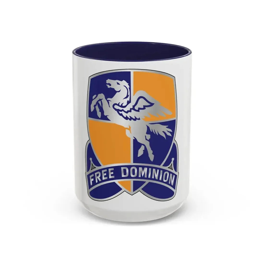 224th Aviation Regiment (U.S. Army) Accent Coffee Mug 15oz Navy - Go Mug Yourself