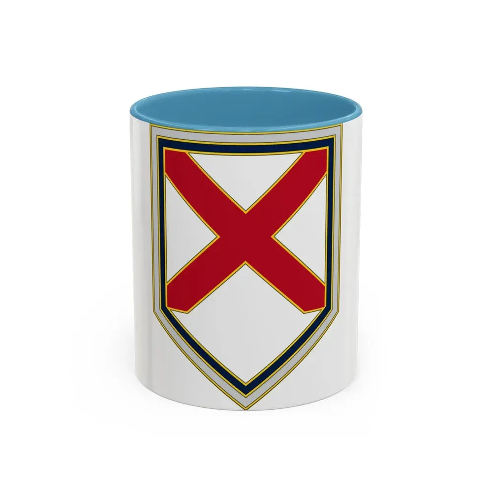 226 Maneuver Enhancement Brigade (U.S. Army) Accent Coffee Mug 11oz Light Blue - Go Mug Yourself