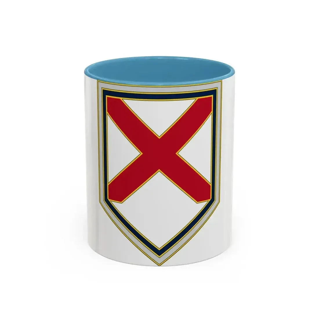 226 Maneuver Enhancement Brigade (U.S. Army) Accent Coffee Mug 11oz Light Blue - Go Mug Yourself
