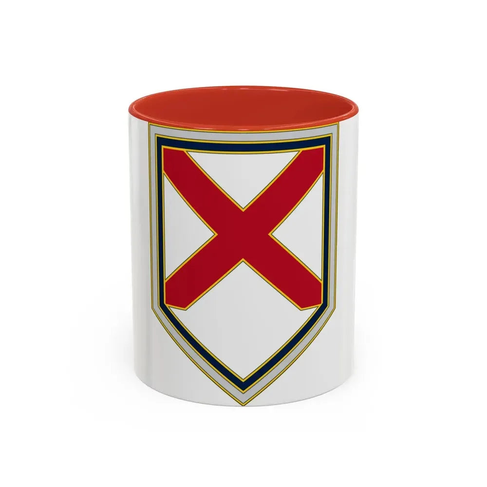 226 Maneuver Enhancement Brigade (U.S. Army) Accent Coffee Mug 11oz Red - Go Mug Yourself