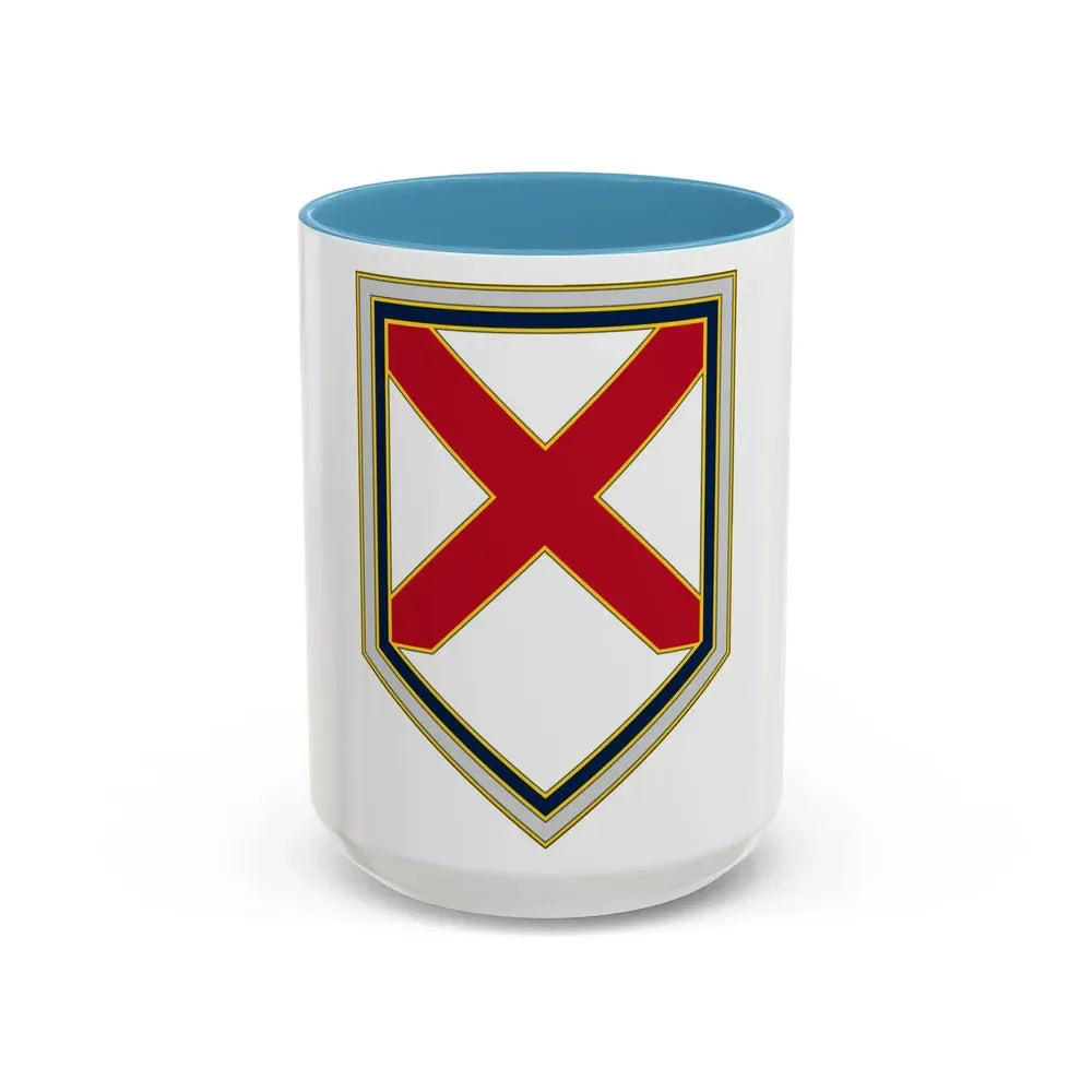 226 Maneuver Enhancement Brigade (U.S. Army) Accent Coffee Mug 15oz Light Blue - Go Mug Yourself