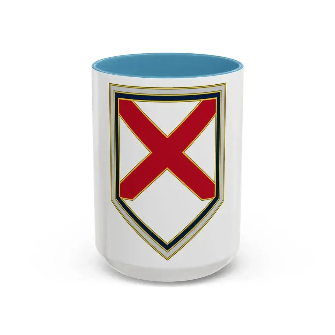 226 Maneuver Enhancement Brigade (U.S. Army) Accent Coffee Mug 15oz Light Blue - Go Mug Yourself
