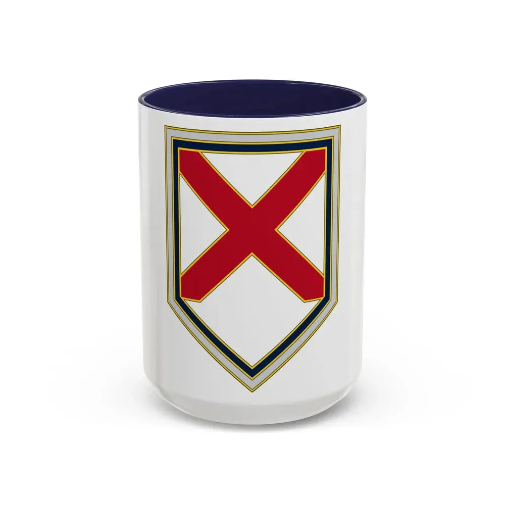 226 Maneuver Enhancement Brigade (U.S. Army) Accent Coffee Mug 15oz Navy - Go Mug Yourself