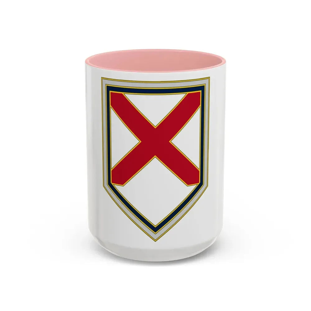 226 Maneuver Enhancement Brigade (U.S. Army) Accent Coffee Mug 15oz Pink - Go Mug Yourself