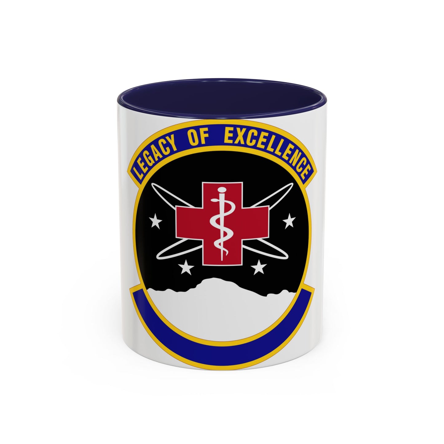 21 Healthcare Operations Squadron USSF (U.S. Air Force) Accent Coffee Mug