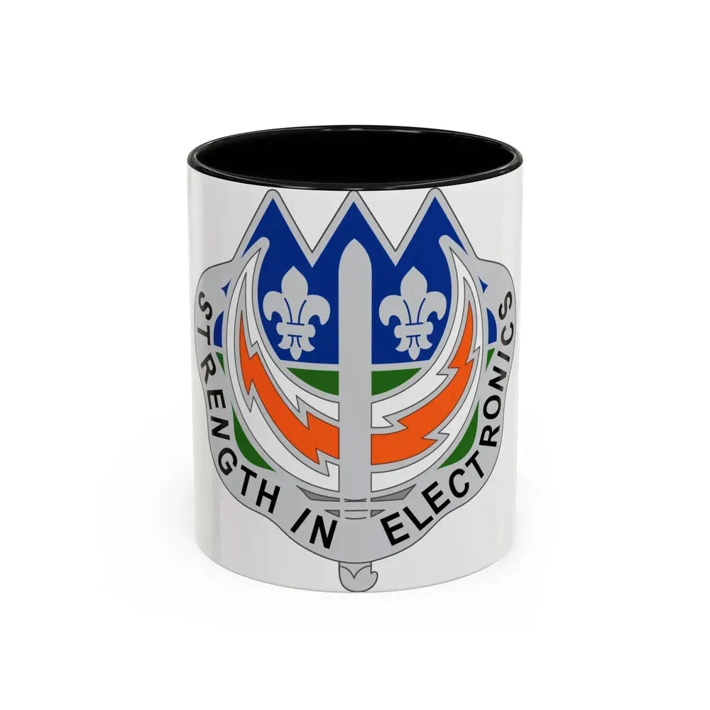 228 Signal Brigade 2 (U.S. Army) Accent Coffee Mug 11oz Black - Go Mug Yourself