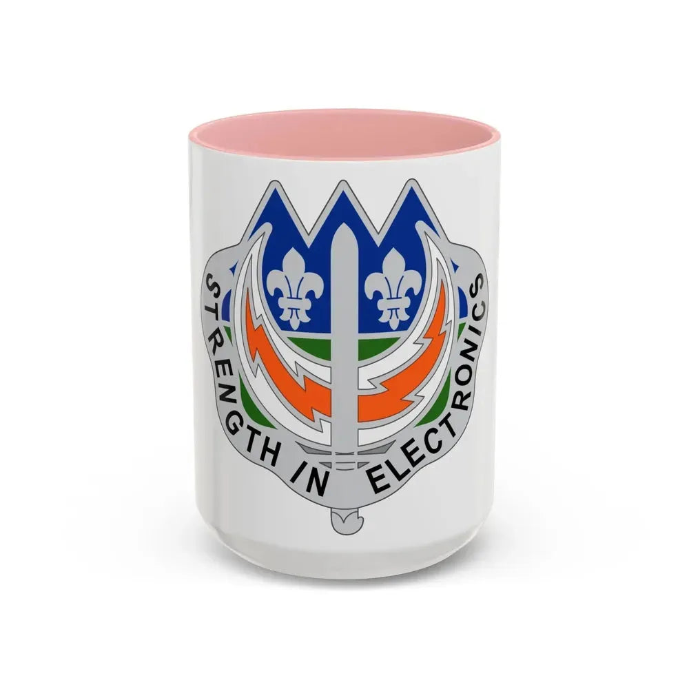 228 Signal Brigade 2 (U.S. Army) Accent Coffee Mug 15oz Pink - Go Mug Yourself