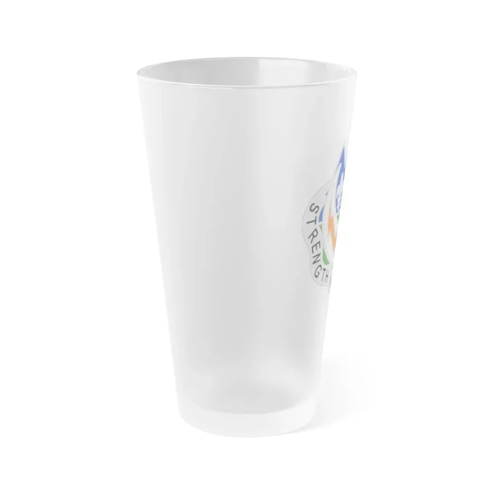 228 Signal Brigade 2 (U.S. Army) Frosted Pint Glass 16oz - Go Mug Yourself