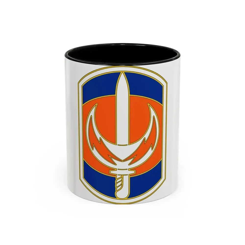 228 Signal Brigade 3 (U.S. Army) Accent Coffee Mug 11oz Black - Go Mug Yourself