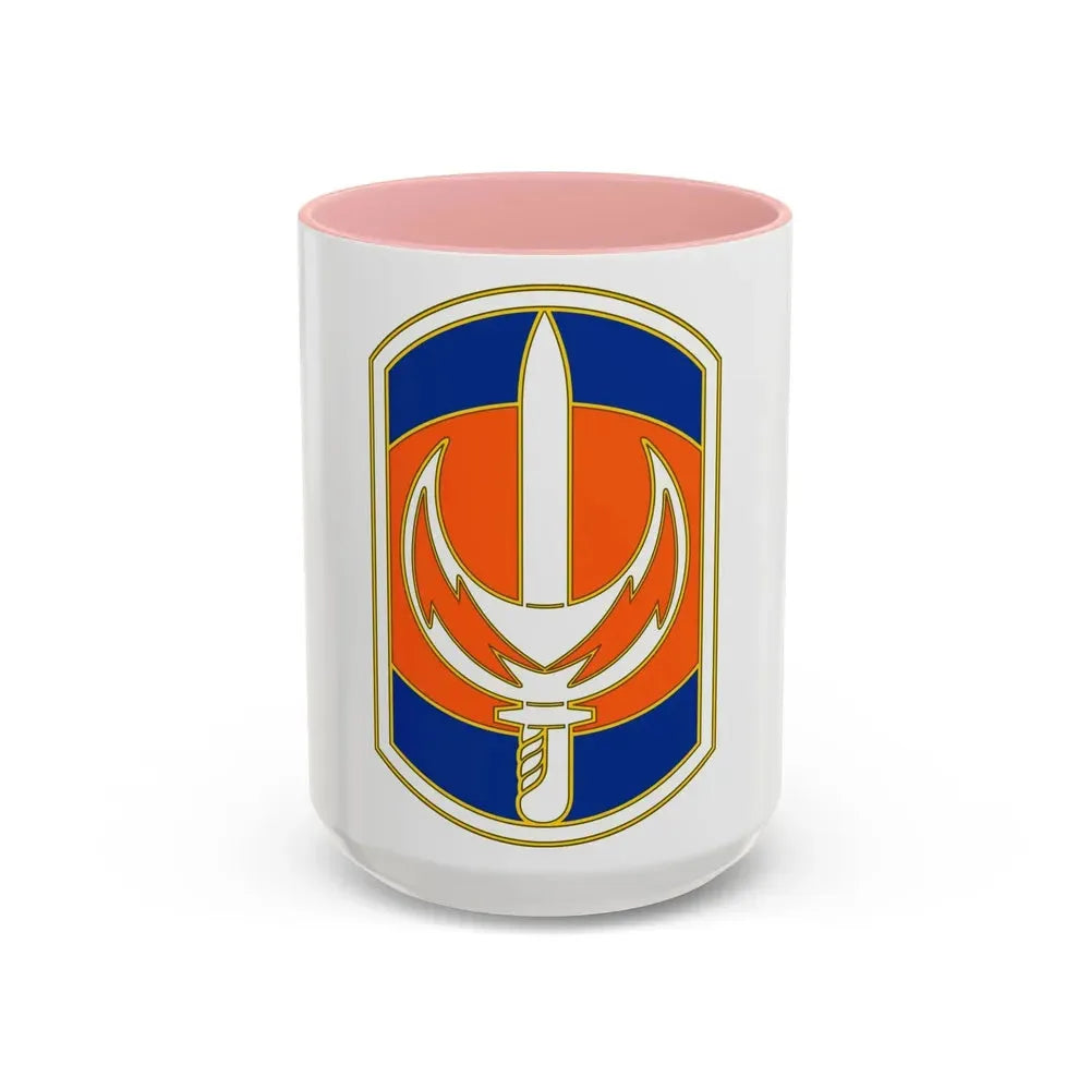 228 Signal Brigade 3 (U.S. Army) Accent Coffee Mug 15oz Pink - Go Mug Yourself