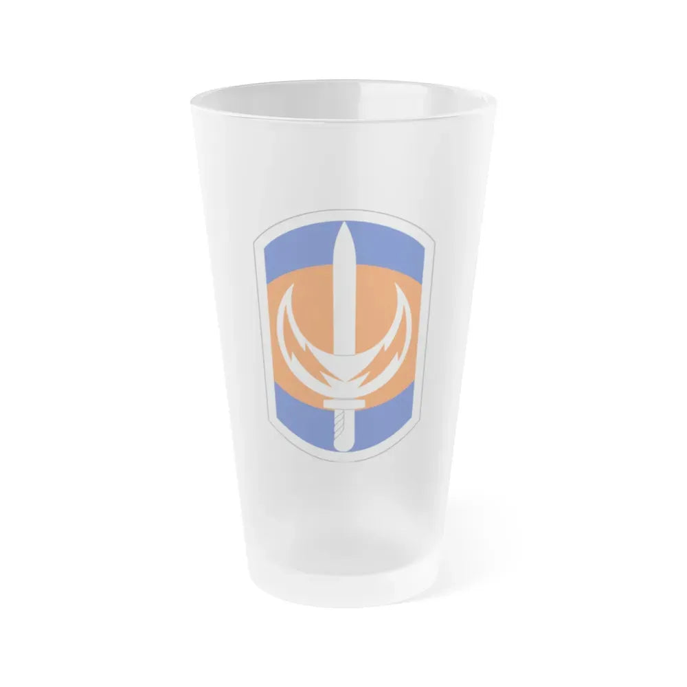 228 Signal Brigade (U.S. Army) Frosted Pint Glass 16oz Default Title - Go Mug Yourself