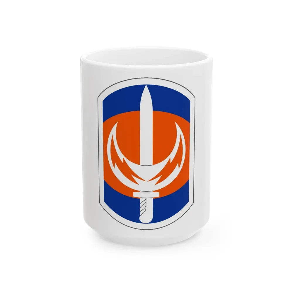 228 Signal Brigade (U.S. Army) White Coffee Mug 15oz - Go Mug Yourself