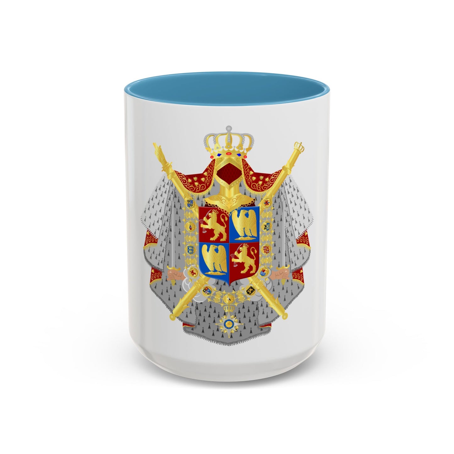 Coat of arms of kingdom Holland King Lodewijk 1808 - Accent Coffee Mug
