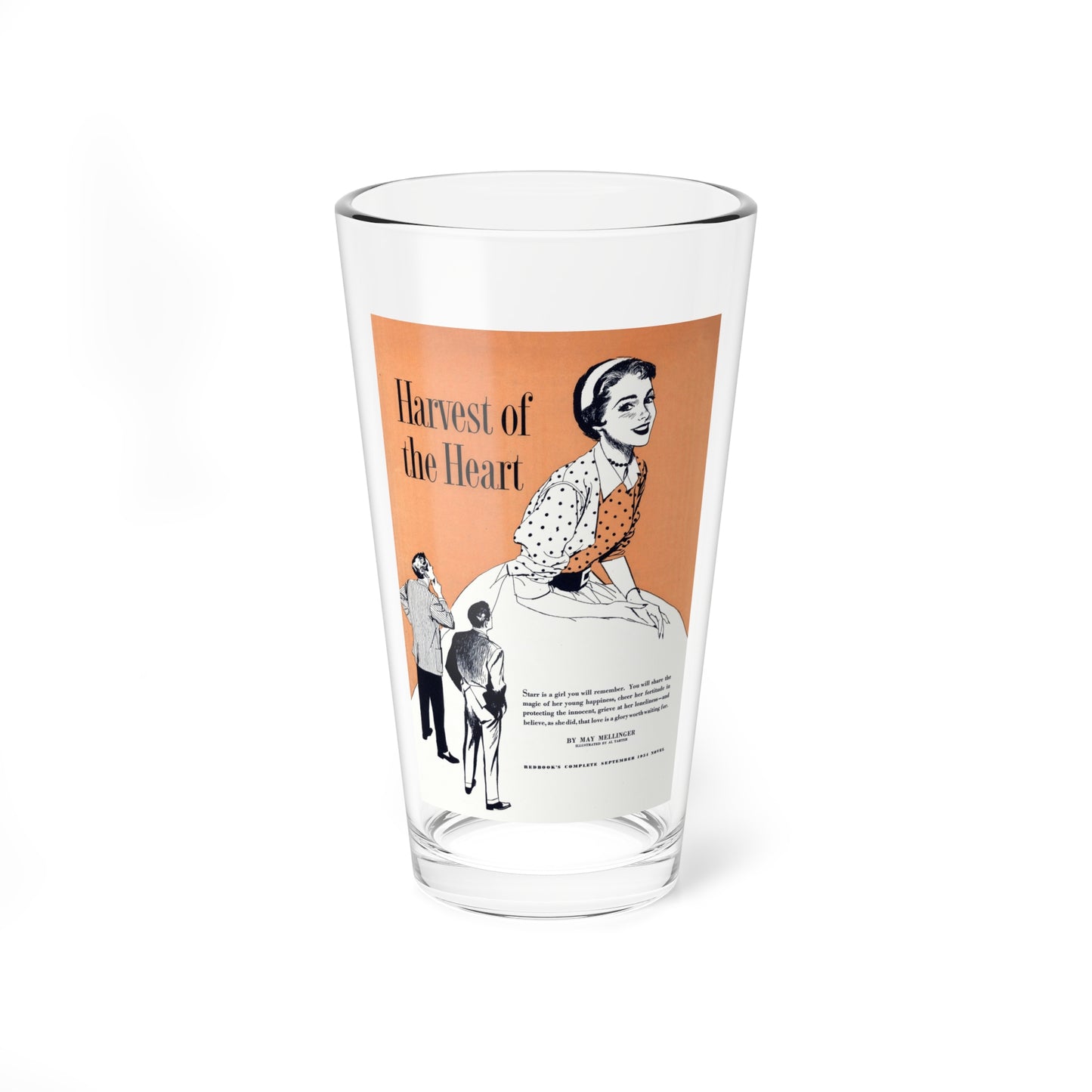 Harvest of the Heart (1), Redbook, September 1954 - Pint Glass 16oz