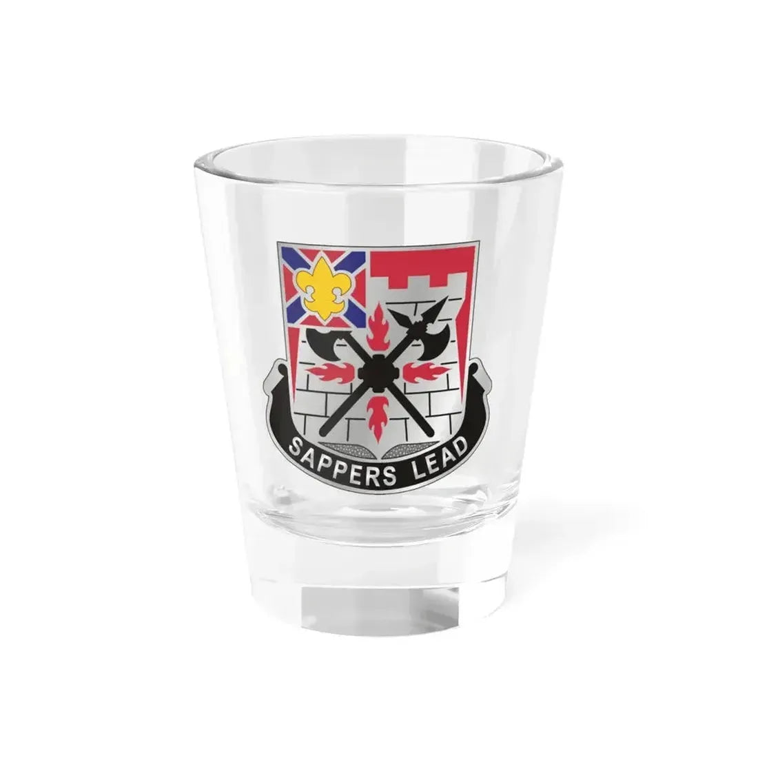 229 Engineer Battalion (U.S. Army) Shot Glass 1.5oz 1.5oz - Go Mug Yourself