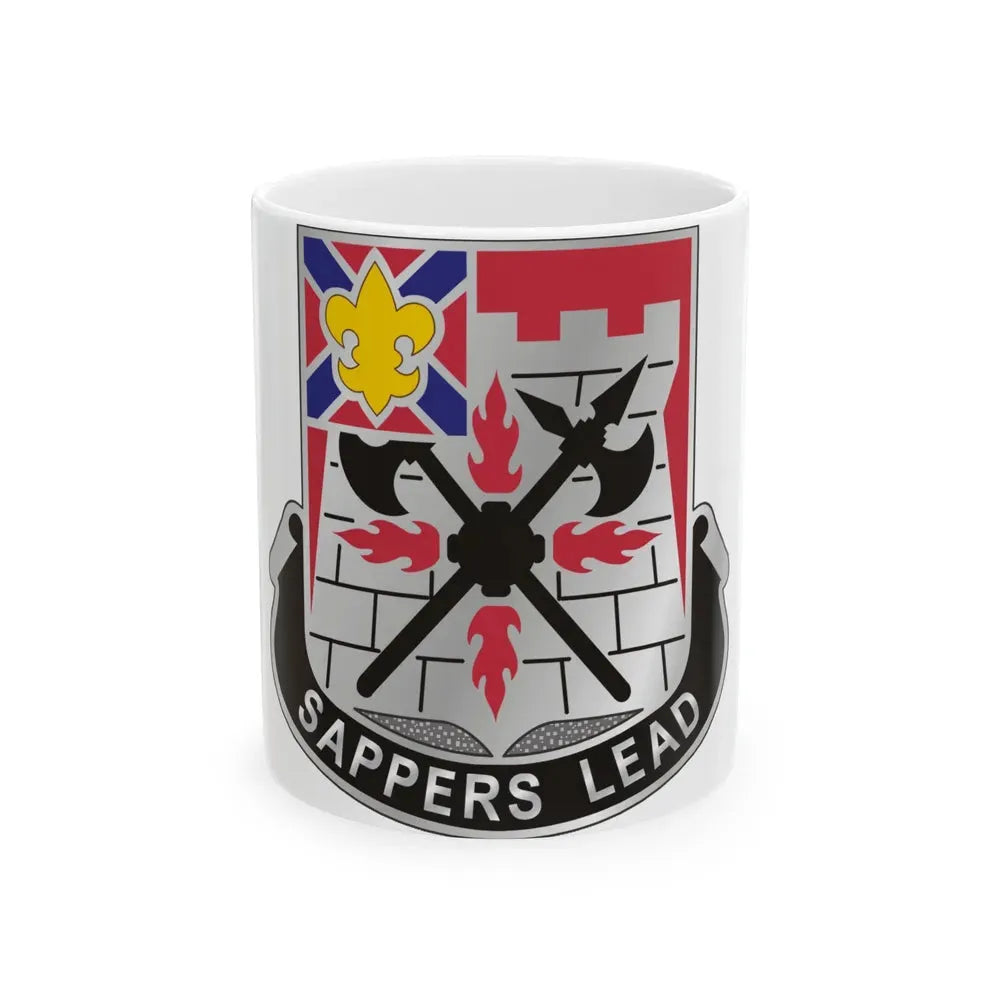 229 Engineer Battalion (U.S. Army) White Coffee Mug 11oz - Go Mug Yourself