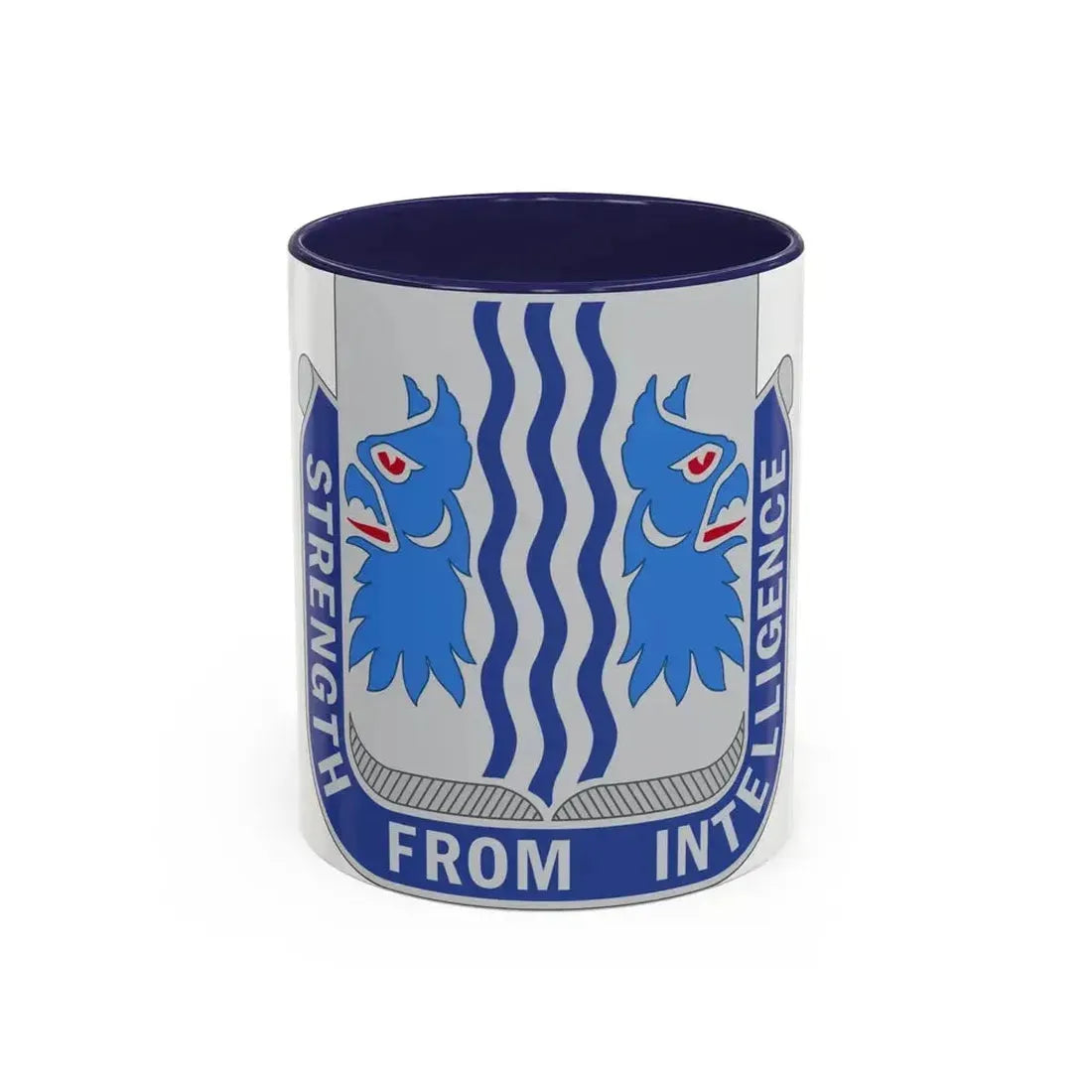 229 Military Intelligence Battalion (U.S. Army) Accent Coffee Mug 11oz Navy - Go Mug Yourself