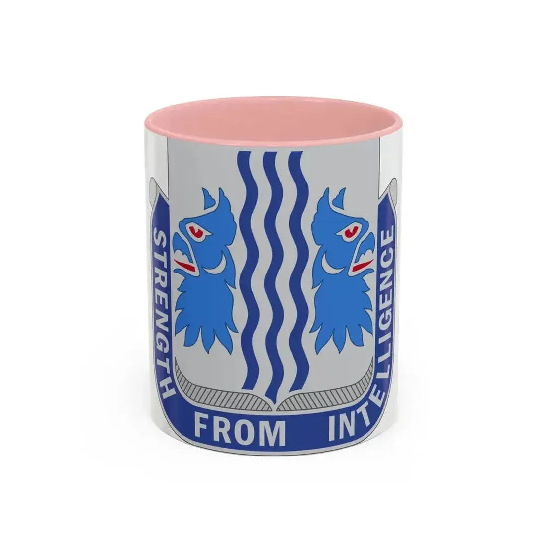 229 Military Intelligence Battalion (U.S. Army) Accent Coffee Mug 11oz Pink - Go Mug Yourself